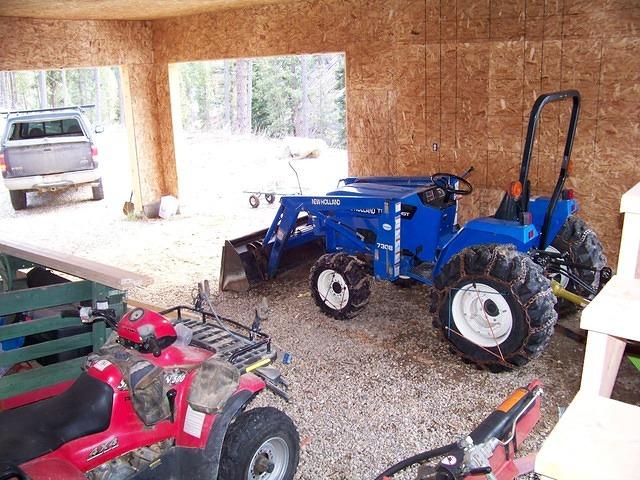 It is all ready for the floor and doors.