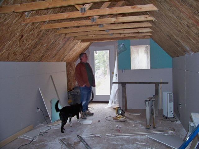 The drywall is all done!