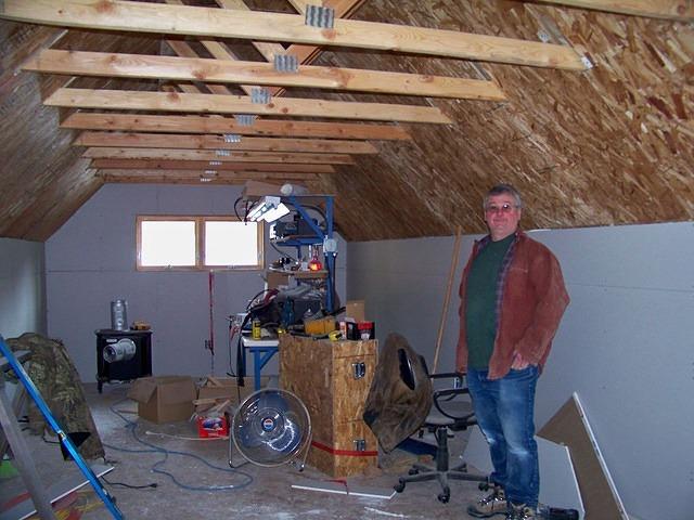 Pretty soon the floor can be installed and the stove working.