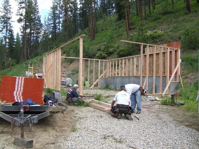 All four sides are up, sort of.