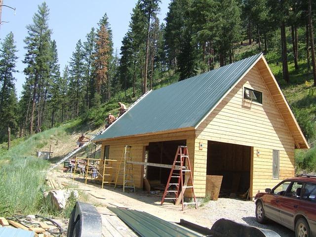 The roof is almost done!