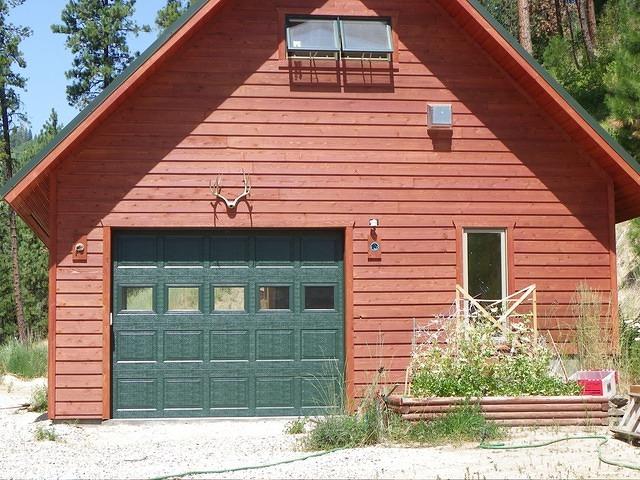 The two garage doors aare up!