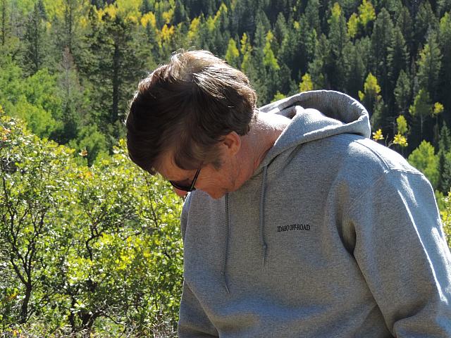 Mitch avoiding a photo op