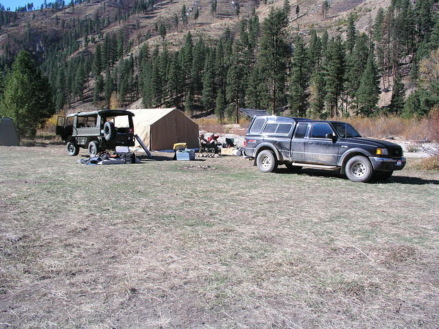 Packing up to go home is much more leisurely than setting up.