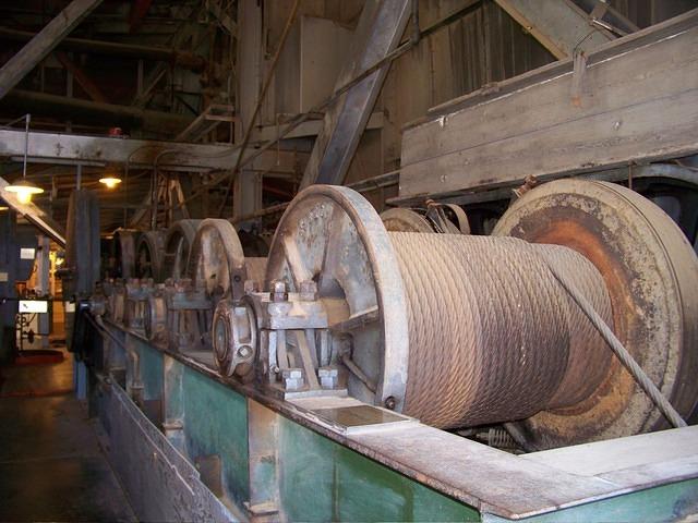 There is massive equipment in the dredge. Even in our dry climate, rust happens!