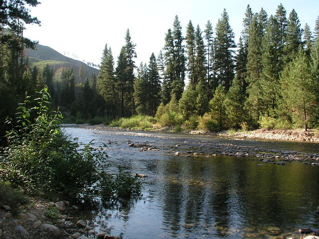 The north fork of the beautiful Boise River.
