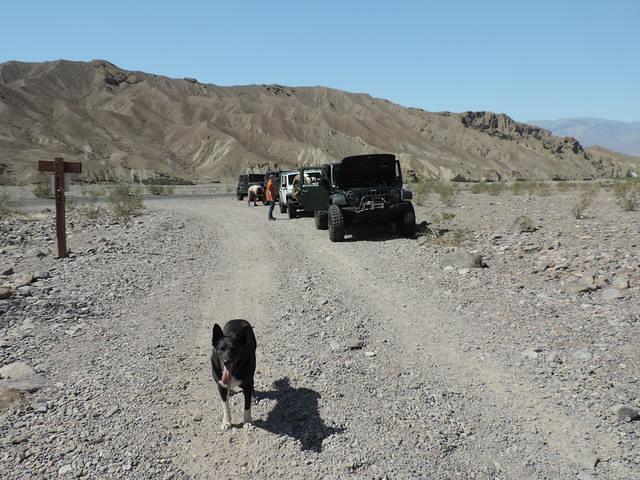 Airing down before entering Echo Canyon.