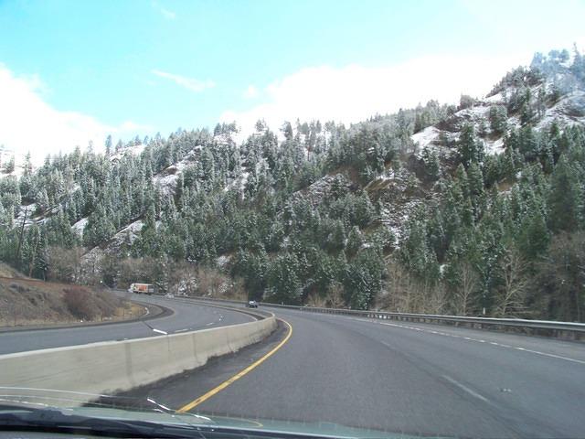 All the rain we had in Oregon made it east; only it was snow here.