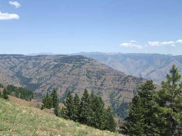The far off mountains are in Idaho, the seven sisters.
