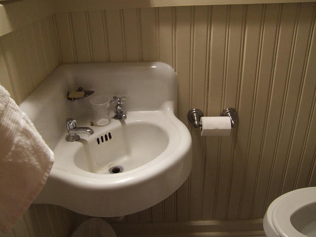 Our bathroom is smal, not much room to store stuff.