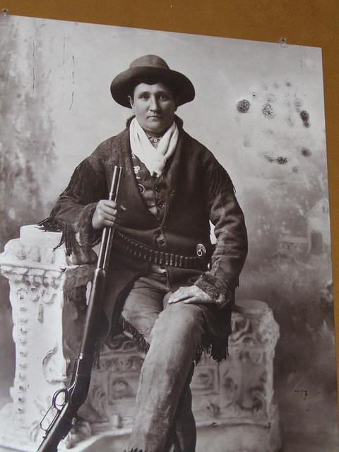 On the way home we stayed in Deadwood, SD; here is an actual picture of Clamity Jane.