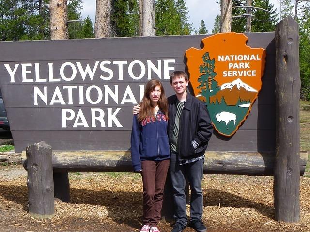 Proof that Meghan and Anthony were at Yellowstone!