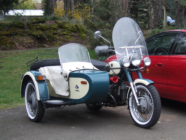 Day two; it hasn't started to rain yet so we could enjoy the motor cycle. both Curtis and Jeff would take it in a second!