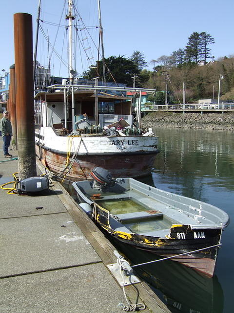 Down on the pier we saw a variety of boats. Some were not quite sea worthy.