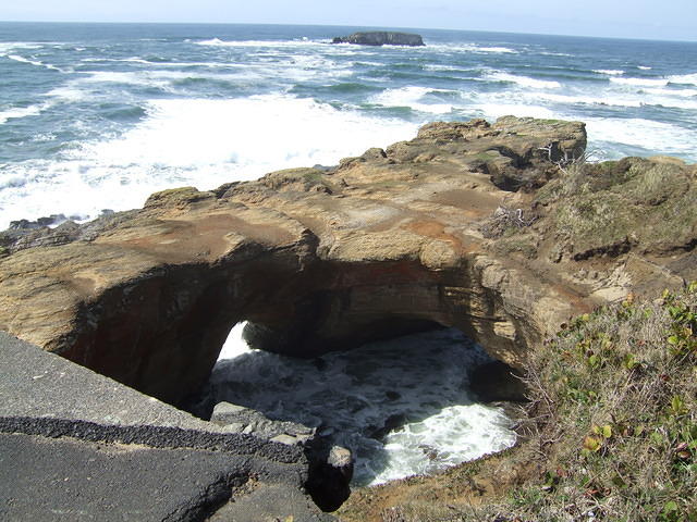 Just another stopping place on 101. This one just had a nice rock formation.