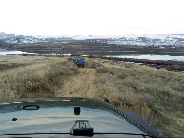 Going down was just a slow. The steep downhills are treacherous in mud.