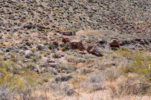 A mine site off the road.