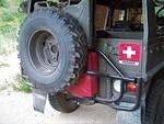 Rear Spare/Jerry Can Rack