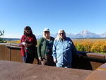 Judy, Patty and Jane at the lodge in Teton Village.