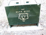 Since the cabin is in bear country, special care is needed for your garbage.