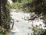 The Peyette River is great for riding the rapids. Here it is not nearly as bad as it gets other plaaces.