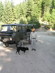 The Pinzgauer works really well in getting us where we want to go.