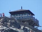 It is a fire lookout station. It would be a hard walk to the building.