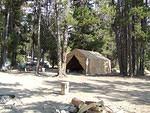 Hear we are all set up in Deadwood at Barney campground number 7.