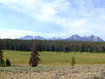 We left GrandJean and drove to Stanley where we had magnificent views of the Sawtooth Mountains.