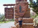 Proof that Anthony went to Zion National Park. It was free here too!