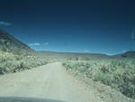 This is the road, a short cut, we took home. It was a pretty good gravel road; there were many interesting sites to see.
