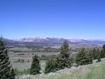 View of the Sawtooth Range on the way to Ketchem Id.