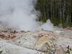 The geysers seem to boil more when it is cold.