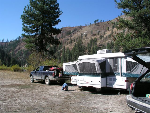 Camping on the Boise River
